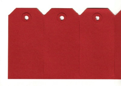 Klika - Beschriftungen 60x120 mm rot 1000 Stück