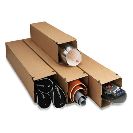 Klika - Längliche Box Single Wave 860 x 190 x 190 mm braun | 10 Stück