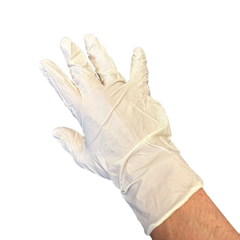 Klika - Latex-Einmalhandschuhe puderfrei XL weiß/beige