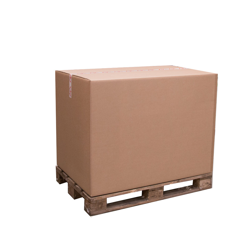 Klika - Palettenboxen für Europaletten doppelt gewellt 1185 x 785 x 870 mm braun | 10 Stück