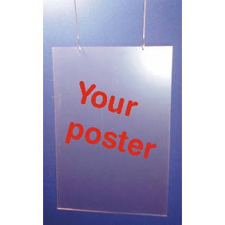 Klika - Acryl U-Halter BxH 22x34cm mit 2 Bohrlöchern 10 Stück