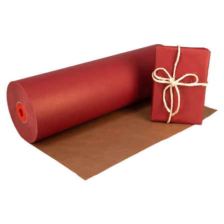 Klika - Kraftpapier auf Rolle 59 cm x 400 Meter 50 Gramm/m2 Burgunderrot