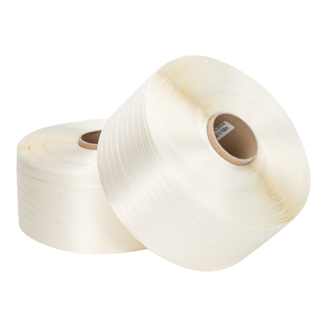 Klika - Polyesterband (Textilband) 19 mm x 600 Meter weiß