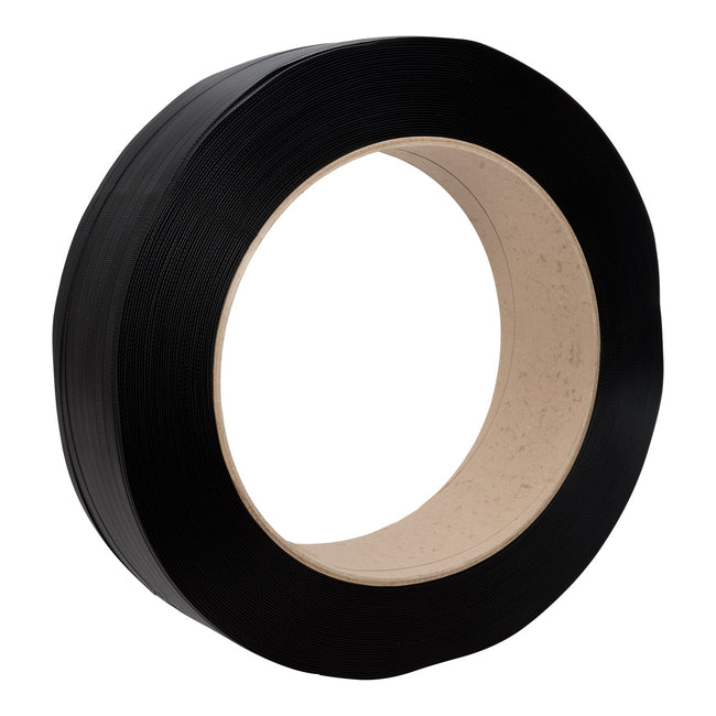 Klika - PP-Band 12 mm x 073 mm 2000 Meter schwarz (Rollenkern 406 mm)