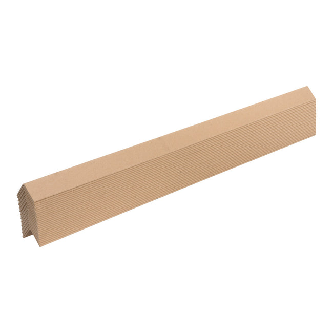Klika - Eckprofile aus Pappe 35 x 35 x 3 mm 100 cm braun | 50 Stück