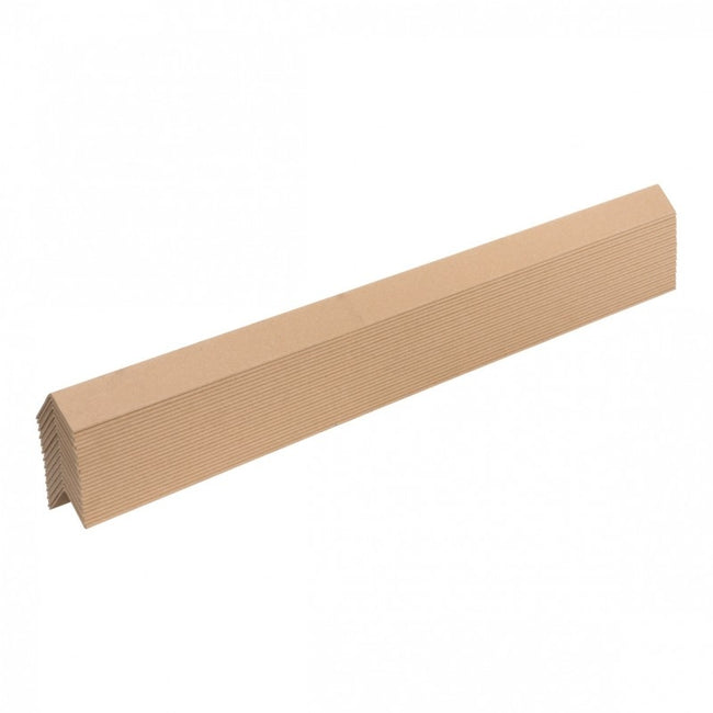 Klika - Eckprofile aus Pappe 50 x 50 x 3 mm 82 cm braun | 50 Stück