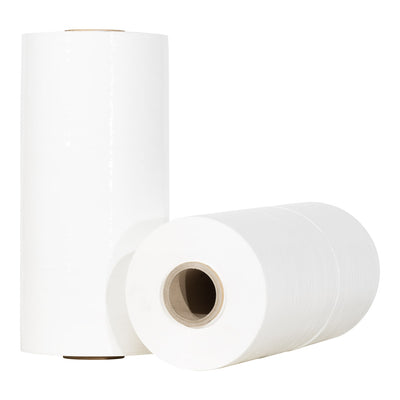 Klika – Maschinenverpackungsfolie 23 Mikron, 50 cm x 1340 Meter, 150 % vorgestreckt, weiß