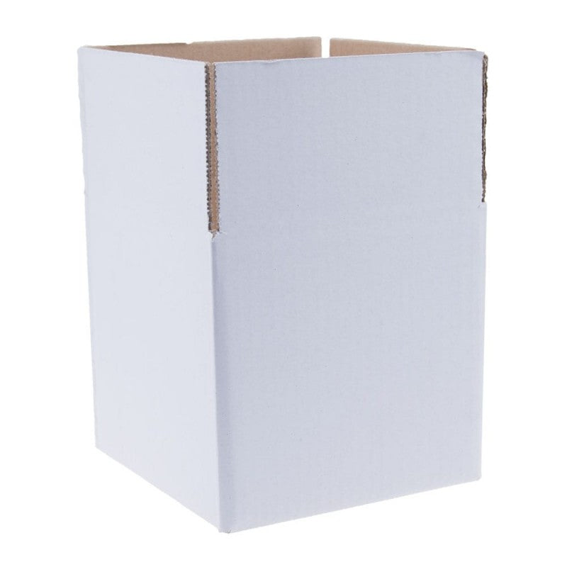 Klika - Kartons einfach gewellt 330 x 330 x 110 mm weiß | 30 Stück