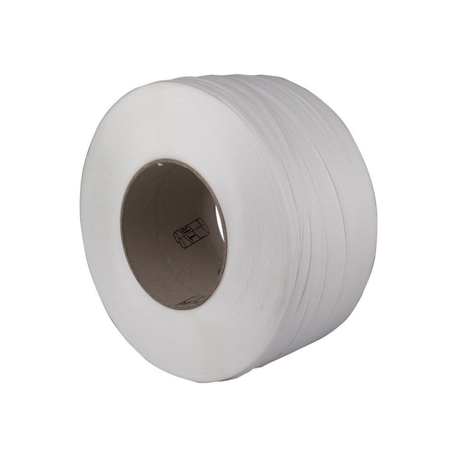 Klika - PP-Band 12 mm x 070 mm 2500 Meter weiß (Rollenkern 200 mm)