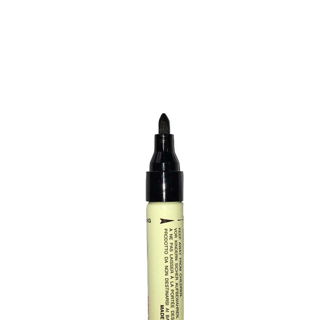 Klika - Yoken Permanentmarker schwarz 1 mm Spitze 12 Stück